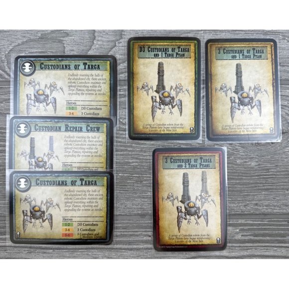 Shadows of Brimstone Custodians of Targa with Targa Pylons Board Game Minis 2015 - Picture 2 of 7